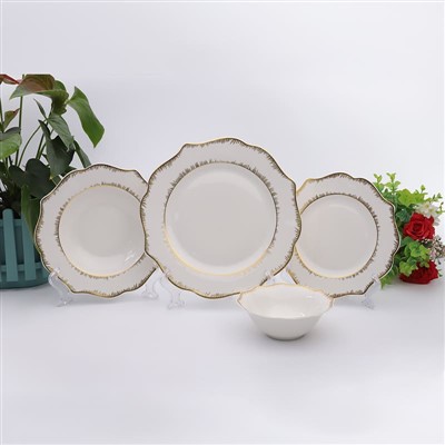 ELETHOPLATET GOLD GALLEWARE SET 2